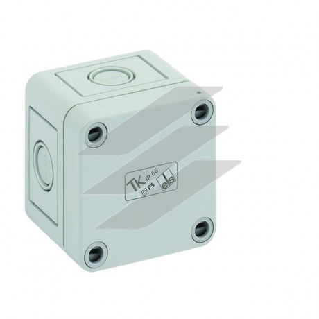 TK-коробка PS 77-6м, (65х65х57мм), полістирол, метричні вводи-4 місця під M16/20, IP66, Spelsberg